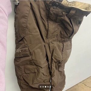 Burton Beige Jacket with Detailed Patches